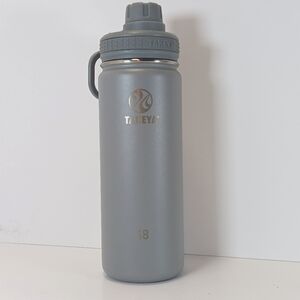 Takeya NWOT Gray 18 Oz Insulated Water Bottle